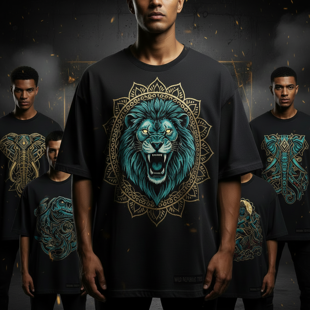 Wildlife Graphic Oversized T-Shirt Collection