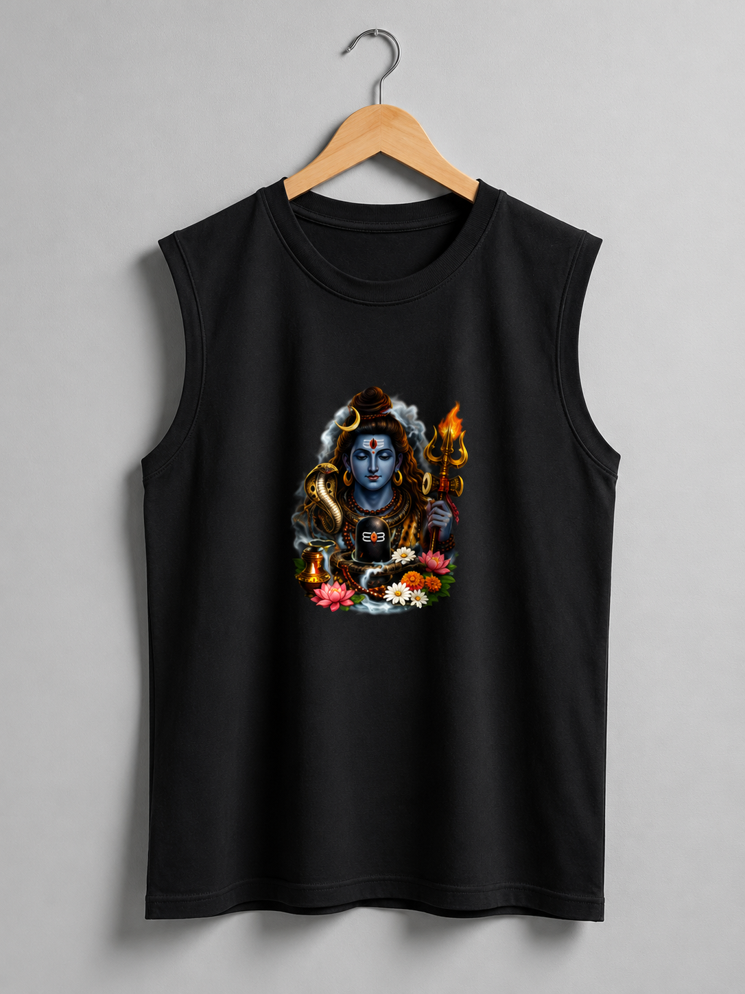 New Mahadev graphics Men's Sleeveless T-Shirt
