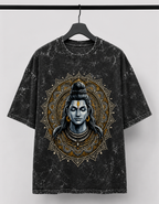 Unisex Acid Washed Oversized Tee