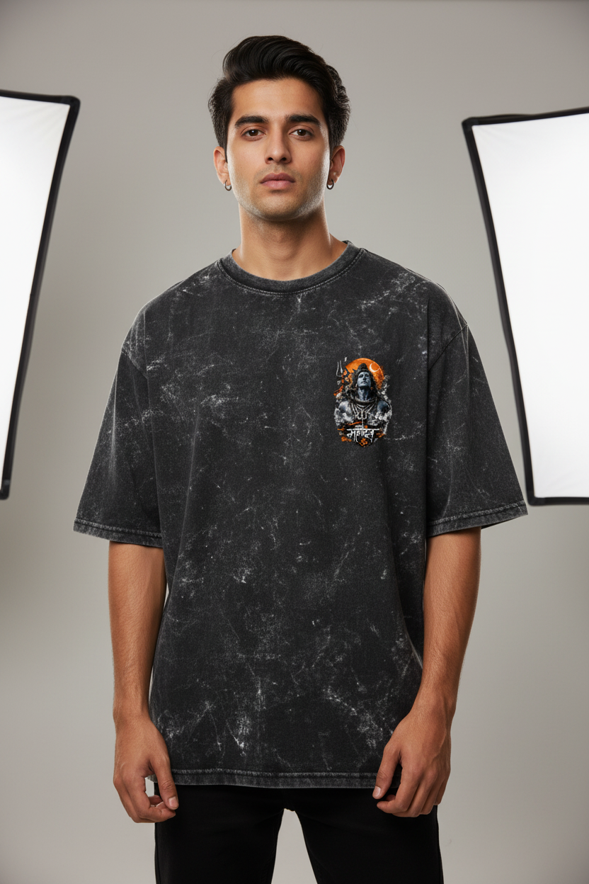 Mahadev Tee Front - Clear Print